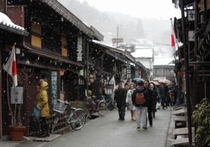 高山の街並み