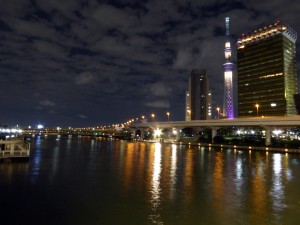 吾妻橋からの夜景