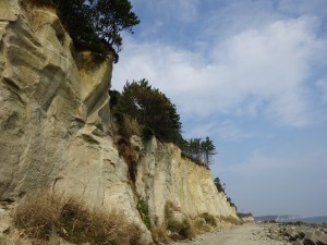 絶壁の海岸