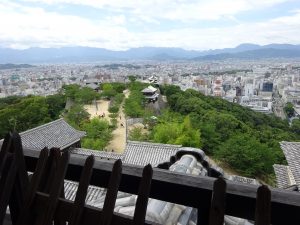 松山城からの眺め