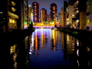 南高橋の夜景　未